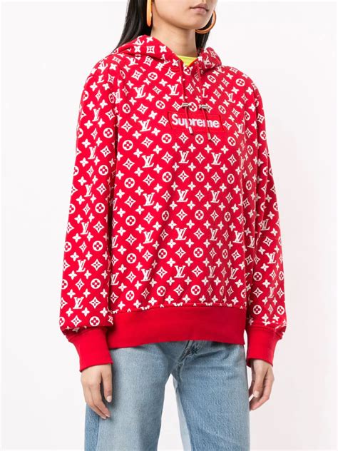 sudadera louis vuitton supreme|louis vuitton supreme hoodie.